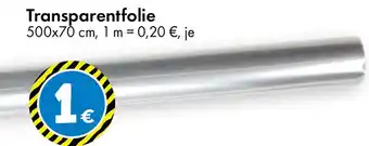TEDi Transparentfolie Angebot