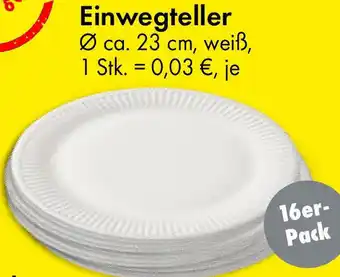 TEDi Einwegteller Angebot
