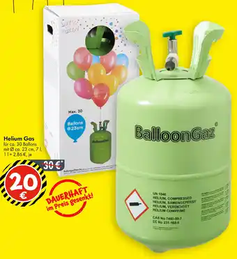 TEDi Helium Gas Angebot