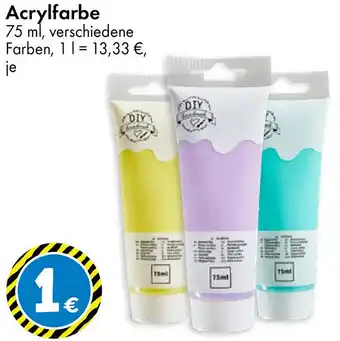 TEDi Acrylfarbe Angebot