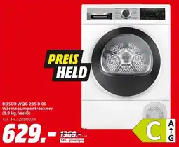 MediaMarkt BOSCH WQG 235 D 00 Wärmepumpentrockner Angebot