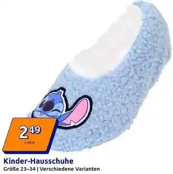 Action Kinder-Hausschuhe Angebot