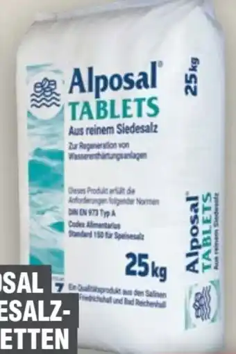 Handelshof Südwestdeutsche Salzwerke Alposal Compact Regeneriersalz Angebot