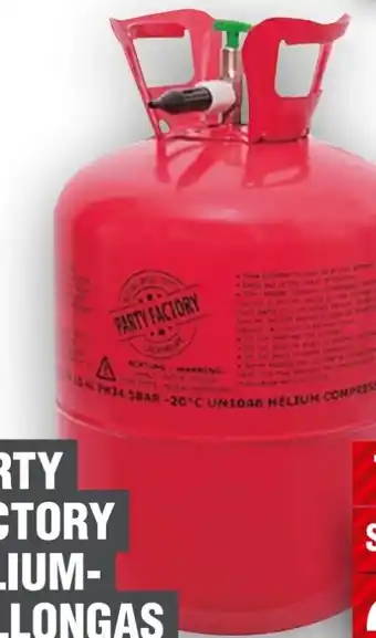 Handelshof Party Factory Ballongas Helium Angebot