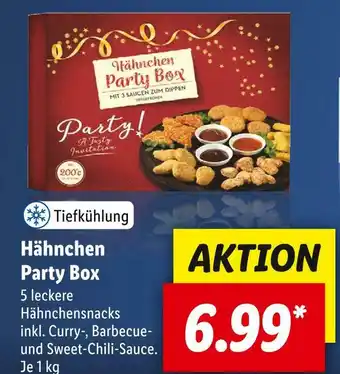 Lidl Hähnchen party box Angebot