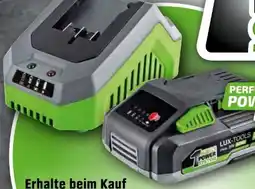 OBI Lux-Tools Akku-Starter-Set 4.0 AH „AK-20/4.0 Set Power System Angebot