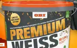 OBI Obi Wandfarbe Premiumweiß Jubiläums Edition Angebot