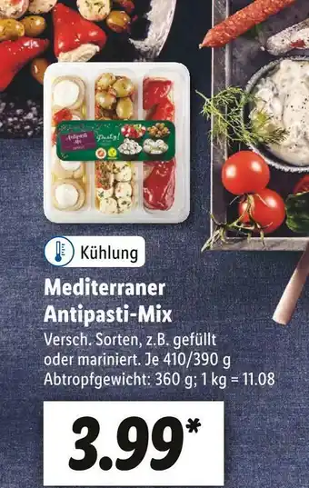 Lidl Mediterraner antipasti-mix Angebot