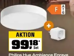 OBI Philips Hue LED-Deckenleuchte Ambiance Enrave S Angebot