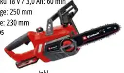 OBI Einhell Akku-Kettensäge GE-LC 18/25 Li Kit Angebot