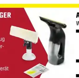 OBI Kärcher Akku-Fenstersauger WV 1 Black Edition Angebot