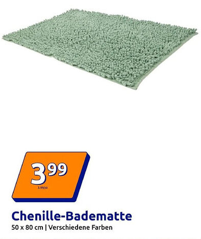 Action Chenille-Badematte Angebot