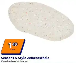 Action Seasons & Style Zementschale Angebot