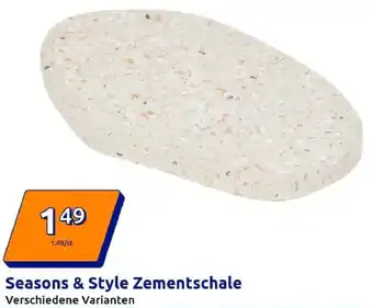Action Seasons & Style Zementschale Angebot