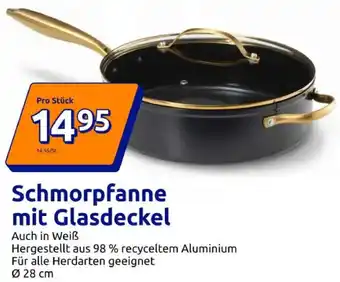 Action Schmorpfanne mit Glasdeckel Angebot