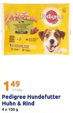Action Pedigree Hundefutter Huhn & Rind Angebot