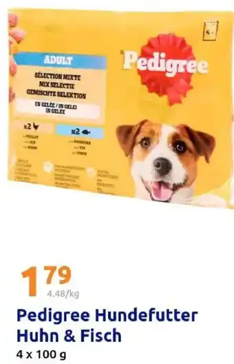 Action Pedigree Hundefutter Huhn & Fisch Angebot