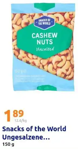 Action Snacks of the World Ungesalzene Angebot