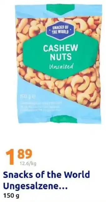 Action Snacks of the World Ungesalzene Angebot