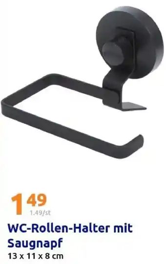 Action WC-Rollen-Halter mit Saugnapf Angebot