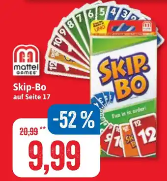 Stolz mattel GAMES Skip-Bo Angebot