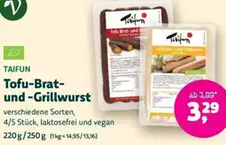 Biomarkt TAIFUN Tofu-Brat- und Grillwurst Angebot