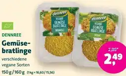 Biomarkt DENNREE Gemüsebratlinge Angebot