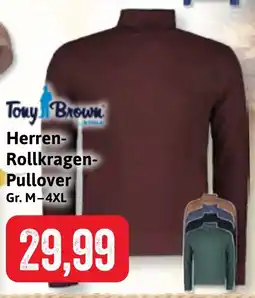 Stolz Tony Brown Herren- Rollkragen- Pullover Angebot