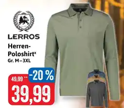 Stolz LERROS Herren- Poloshirt Angebot
