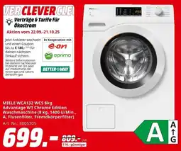 MediaMarkt MIELE WCA132 WCS 8kg Advantage W1 Chrome Edition Waschmaschine Angebot