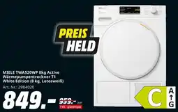 MediaMarkt MIELE TWA520WP 8kg Active Wärmepumpentrockner T1 White Edition Angebot
