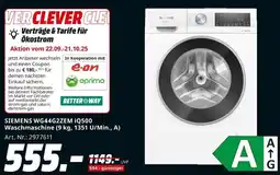 MediaMarkt SIEMENS WG44G2ZEM iQ500 Waschmaschine Angebot