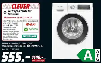 MediaMarkt SIEMENS WG44G2ZEM iQ500 Waschmaschine Angebot