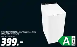 MediaMarkt KOENIC KWM 8212 A INV Waschmaschine Angebot