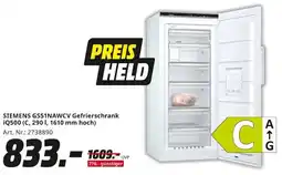 MediaMarkt SIEMENS GS51NAWCV Gefrierschrank iQ500 Angebot