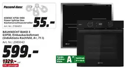 MediaMarkt BAUKNECHT BAKO 3 GSPIB, Einbaubackofenset Angebot