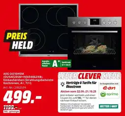 MediaMarkt AEG 0010HSM (OU5AE20SM+HE604062XB), Einbauherdset Angebot