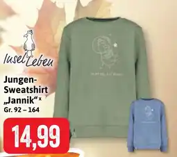 Stolz Insel Leben Jungen- Sweatshirt „Jannik“ Angebot