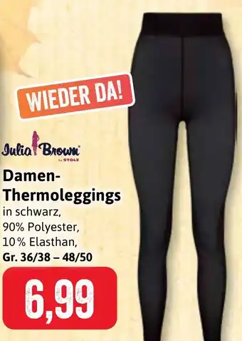 Stolz Julia Brown Damen- Thermoleggings Angebot