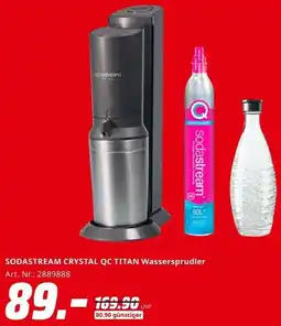 MediaMarkt SODASTREAM CRYSTAL QC TITAN Wassersprudler Angebot