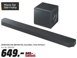 MediaMarkt SAMSUNG HW-Q810GF/ZG, Soundbar, Titan Schwarz Angebot