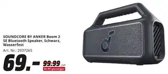 MediaMarkt SOUNDCORE BY ANKER Boom 2 SE Bluetooth Speaker, Schwarz, Wasserfest Angebot