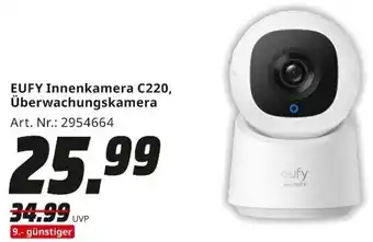 MediaMarkt EUFY Innenkamera C220, Überwachungskamera Angebot
