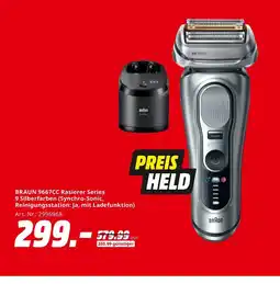 MediaMarkt Braun braun 9667cc rasierer series 9 silberfarben Angebot