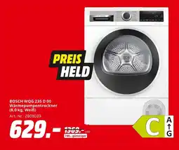 MediaMarkt Bosch bosch wqg 235 d 00 wärmepumpentrockner Angebot