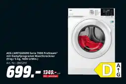 MediaMarkt Aeg aeg lwr7g60690 serie 7000 prosteam mit dampfprogramm waschtrockner Angebot