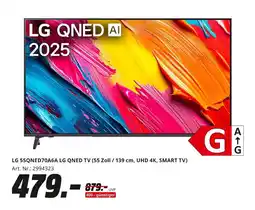 MediaMarkt Lg lg qned70a6a lg qned tv Angebot
