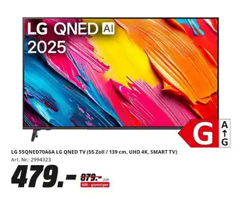 MediaMarkt Lg lg qned70a6a lg qned tv Angebot
