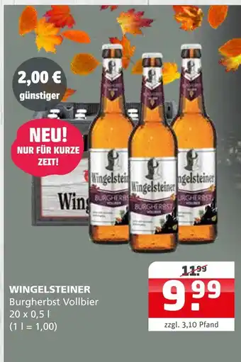 Getränke Quelle Wingelsteiner burgherbst vollbier Angebot
