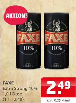 Getränke Quelle Faxe extra strong 10% Angebot